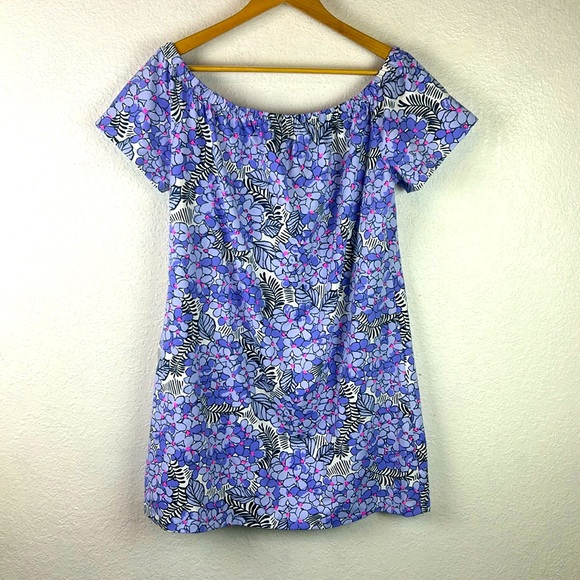 Perfect like new Mahi Gold Addie Dress Beach Blossom in Regatta L - Picture 4 of 10